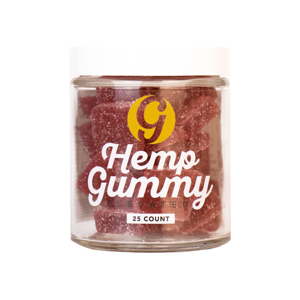50mg Delta 8 THC Hemp Gummy Elevated 25 Count Jar