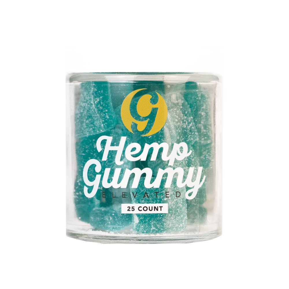 25mg Delta 9 THC / CBD Hemp Gummy Elevated 25 count Jar