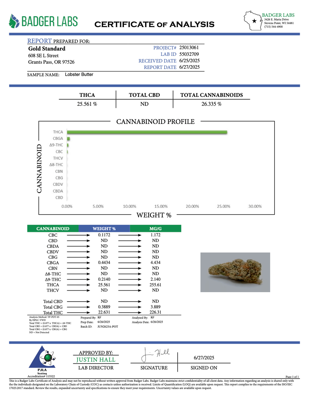 Lobster Butter - THCA BULK FLOWER - TOP SHELF