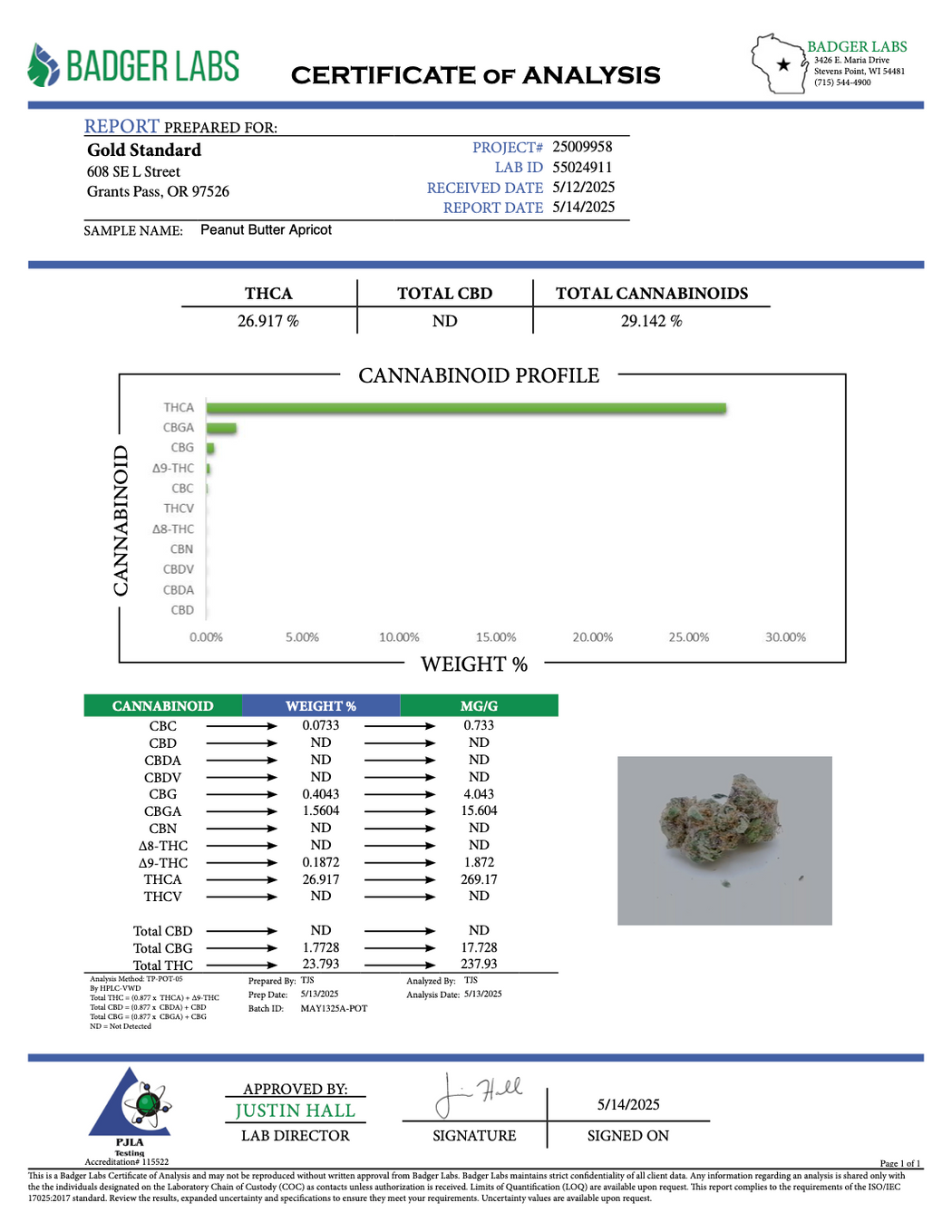 Peanut Butter Apricot - THCA BULK FLOWER - EXOTIC INDOOR