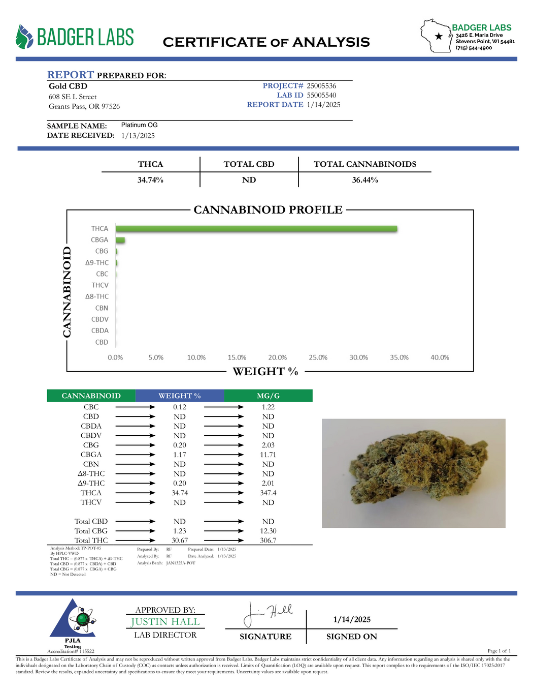 Platinum OG- THCA - CLASSIC RESERVE