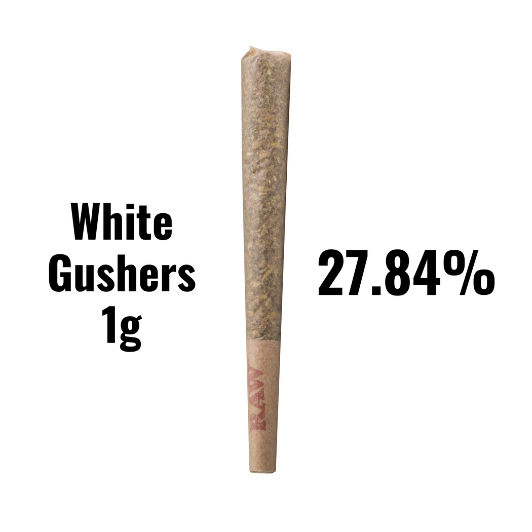 White Gushers -THCA - 1g - bulk prerolls