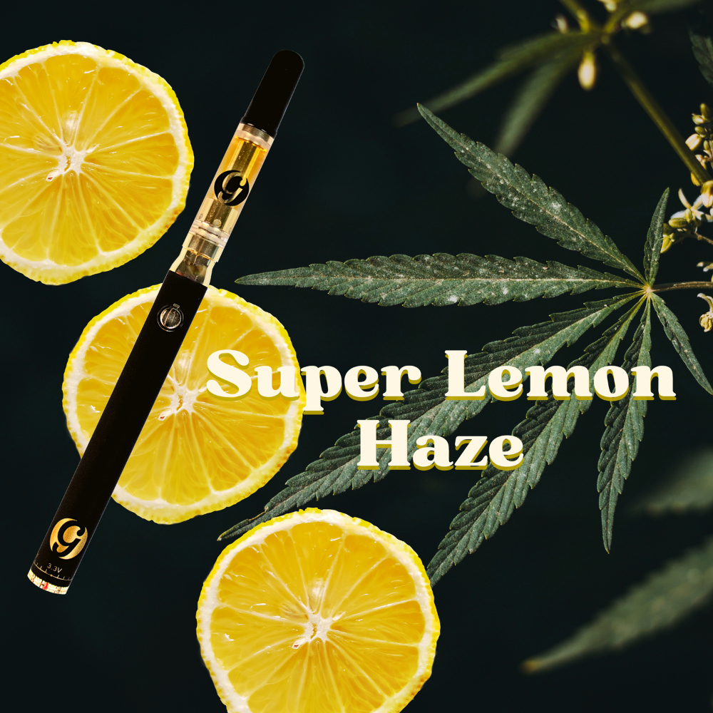 THC FREE CBD Vape Cartridge .5ml Super Lemon Haze Flavor