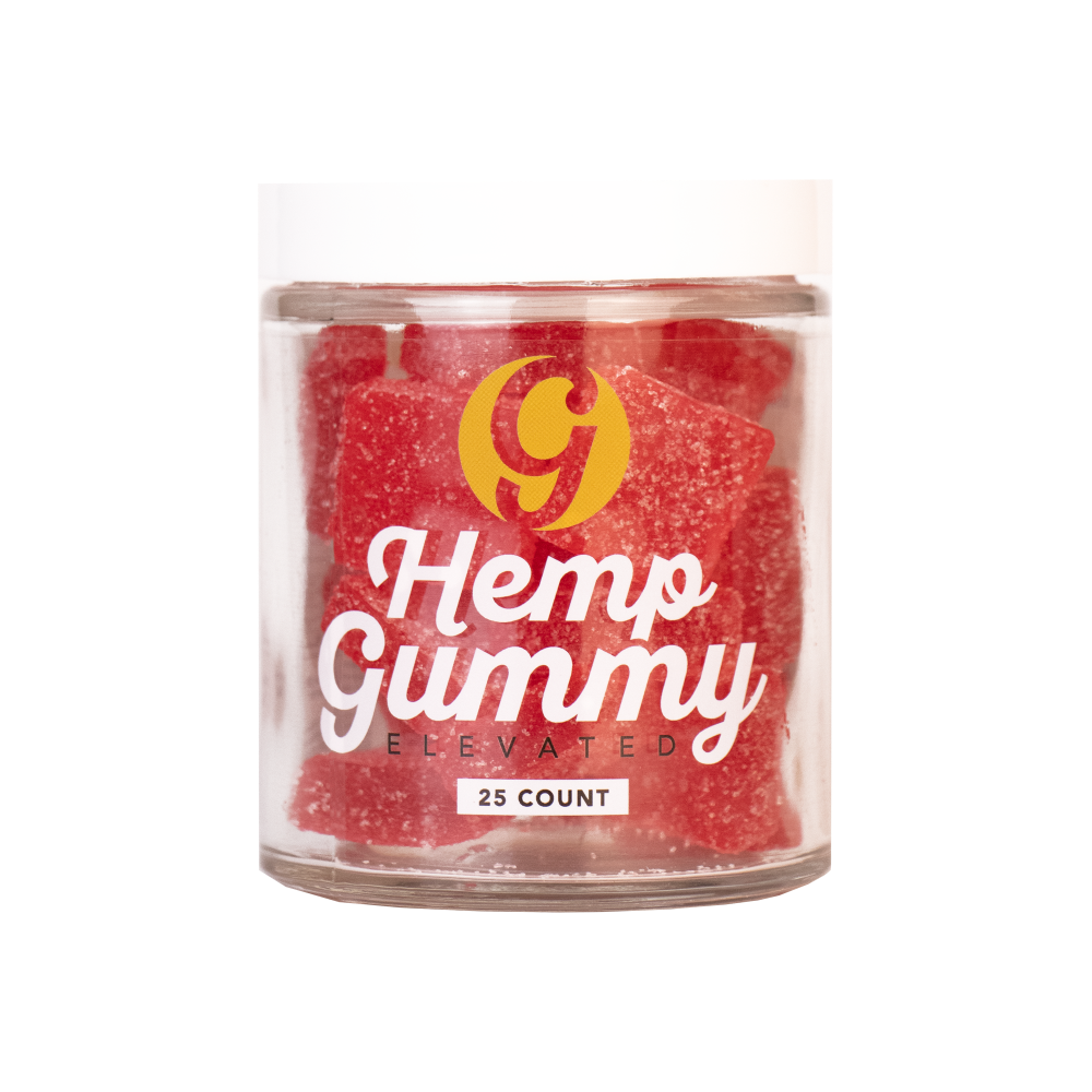 25mg Delta 8 THC Hemp Gummy Elevated 25 Count Jar
